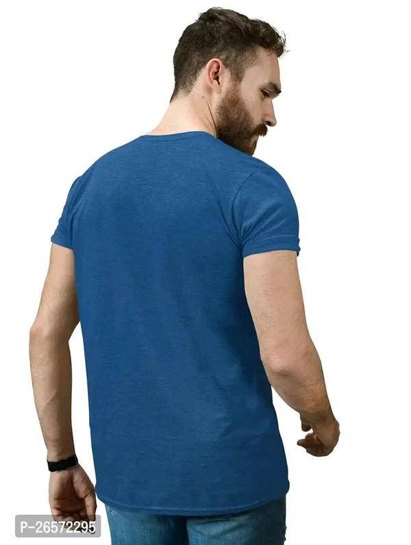 Blue Cotton T Shirt  - M