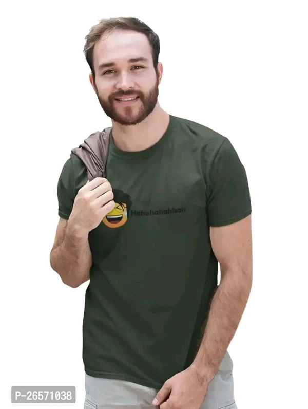 Green Cotton T Shirt  - S