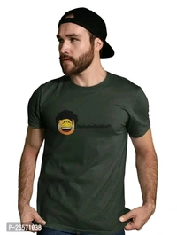 Green Cotton T Shirt  - L