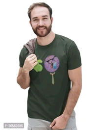 Green Cotton T Shirt  - 2xl