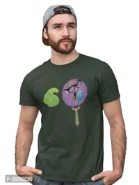 Green Cotton T Shirt  - L