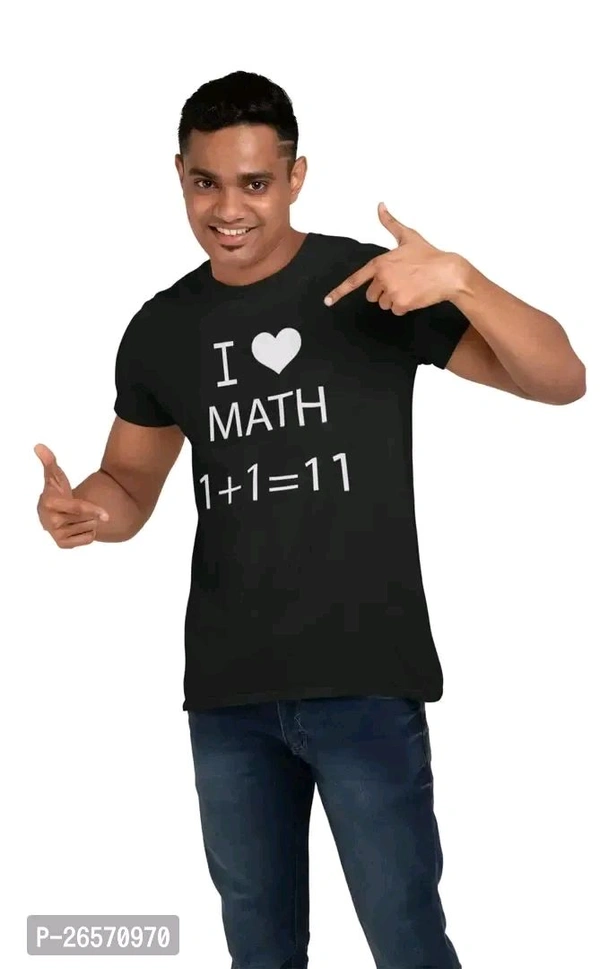 Black Cotten T Shirt  - M