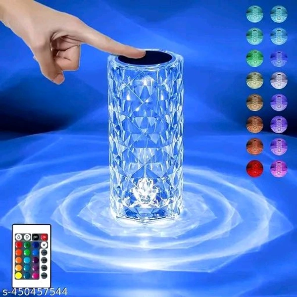 Rose Daimand Table Lamps Touch Colour Changing Light 