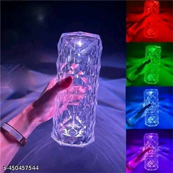 Rose Daimand Table Lamps Touch Colour Changing Light 