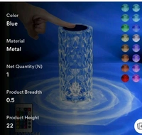 Rose Daimand Table Lamps Touch Colour Changing Light 