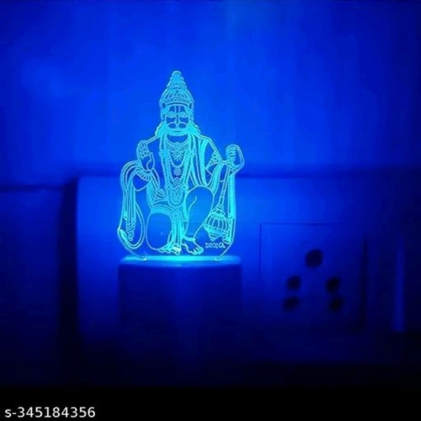 Hanuman Light In Mid Night 