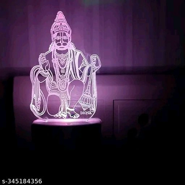 Hanuman Light In Mid Night 