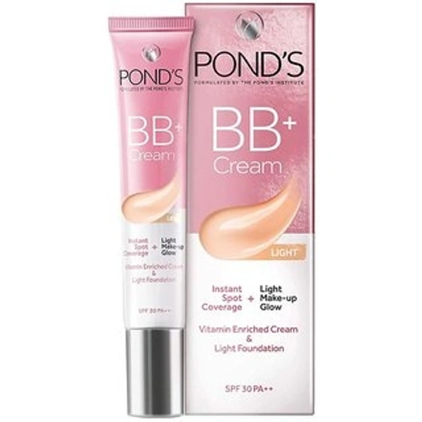 Ponds BB+ Cream Instant Spot +Light Makeup Glow Moisturiser - 18g