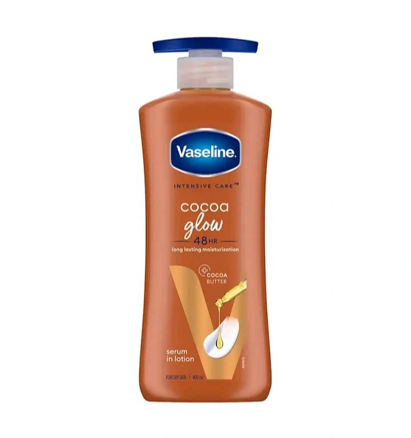 Vaseline Cocoa Glow Lotion- 400ml ( Pure Cocoa Soft Skin )