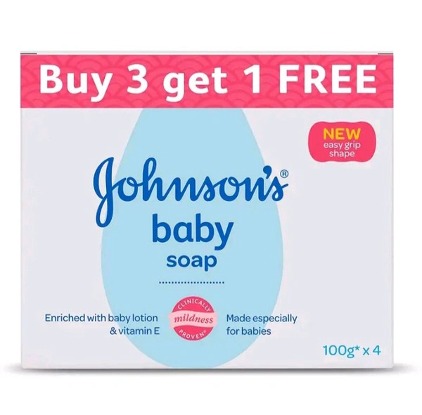 johnson,s baby shop 100g( 3+1=free) combo pack 