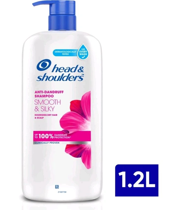 Head & Shoulder Smooth And Sliky Shampoo - 1.2L
