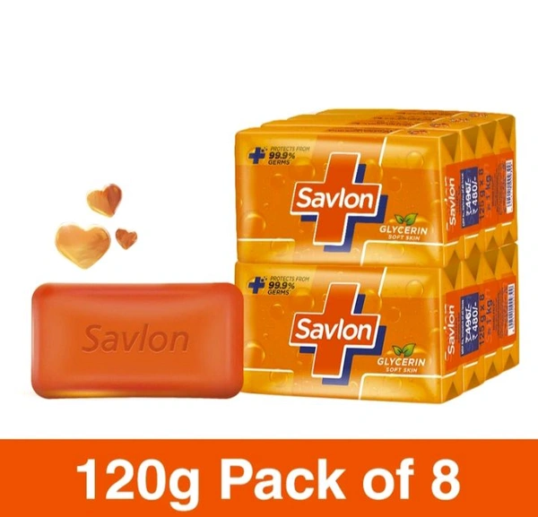 Savlon Soap Bar Combo Pack ( 8 × 120g ) 