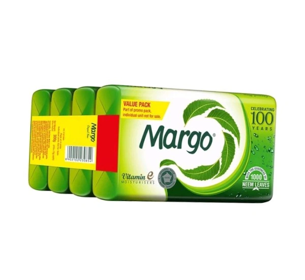 Margo Vitamin E Neem Soap -  ( 4× 75g )