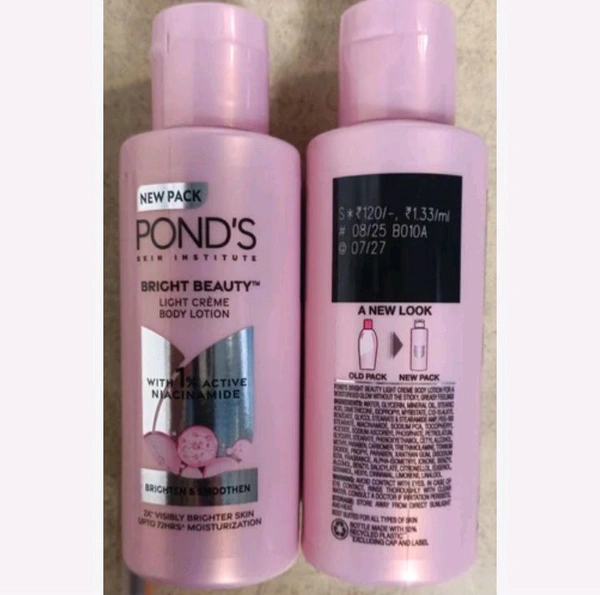 Ponds Bright Beauty Light Creme Body Lotion - 90ml 