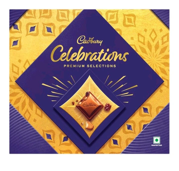 Cadbury Celebrations Premium Selections Assorted Chocolate Diwali Gift pack, 247 gram