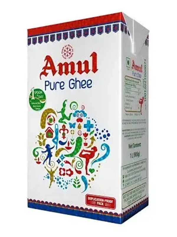 Amul Pure Ghee Ghee -1L Tetrapack
