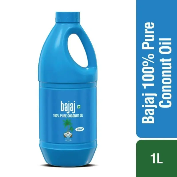 Bajaj 100℅ Pure Coconut Oil 1 Litre Hair Oil -1L