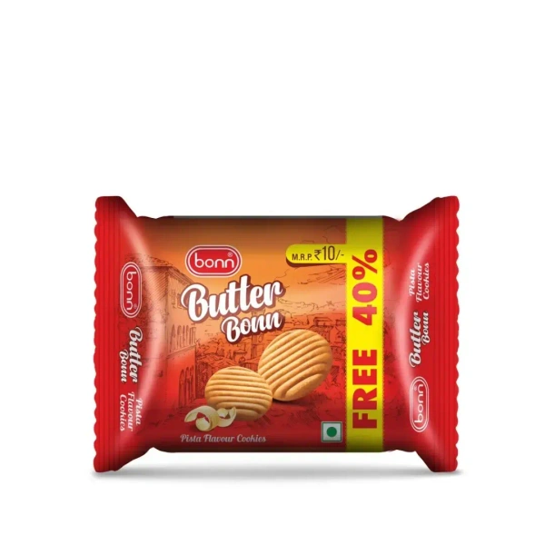Bonn Butter Pista Flavour Biscuit -70g