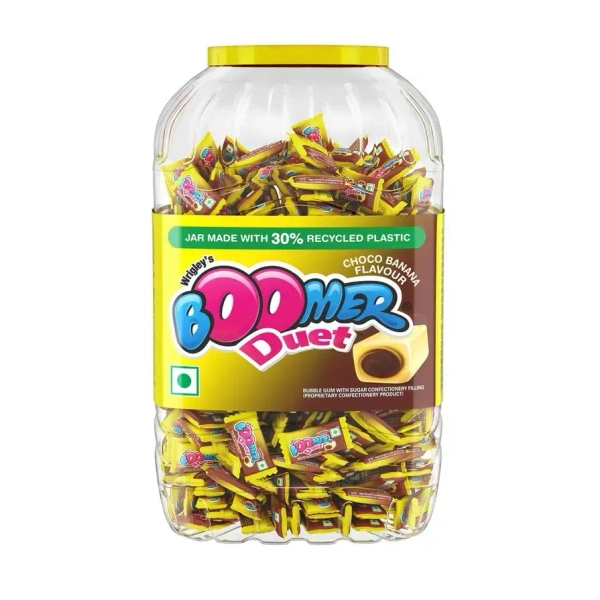 Boomer Duet Choco Banana Flavoured Chewing Gum 450g