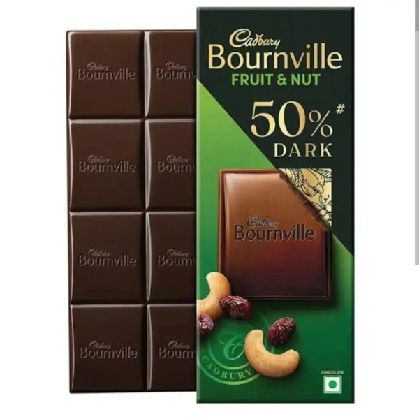 CADBURY Cadbury Bournville Fruit And Nut Dark Chocolate 80g