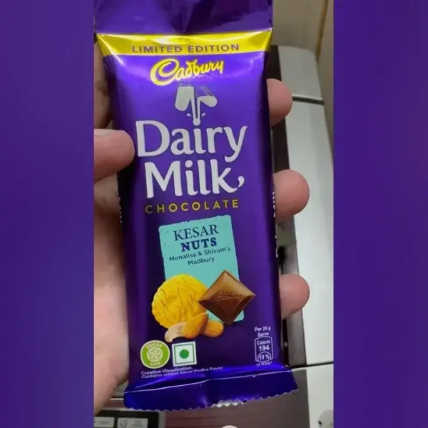 CADBURY Cadbury Dairy Milk Kesar Nuts Madbury Chocolate Bars 36g