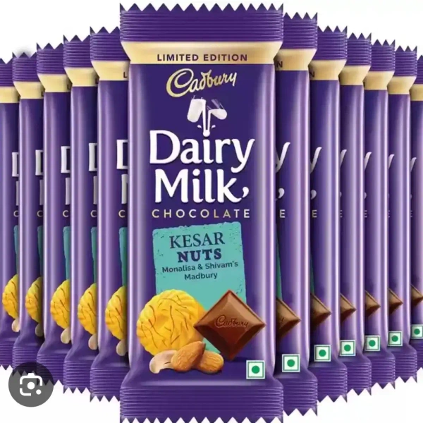 CADBURY Cadbury Dairy Milk Kesar Nuts Madbury Chocolate Bars 36g