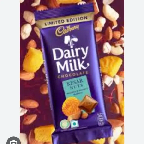 CADBURY Cadbury Dairy Milk Kesar Nuts Madbury Chocolate Bars 36g