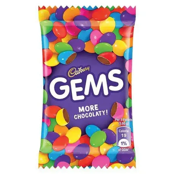 CADBURY Cadbury Gems Pouch 7.9g × 12U
