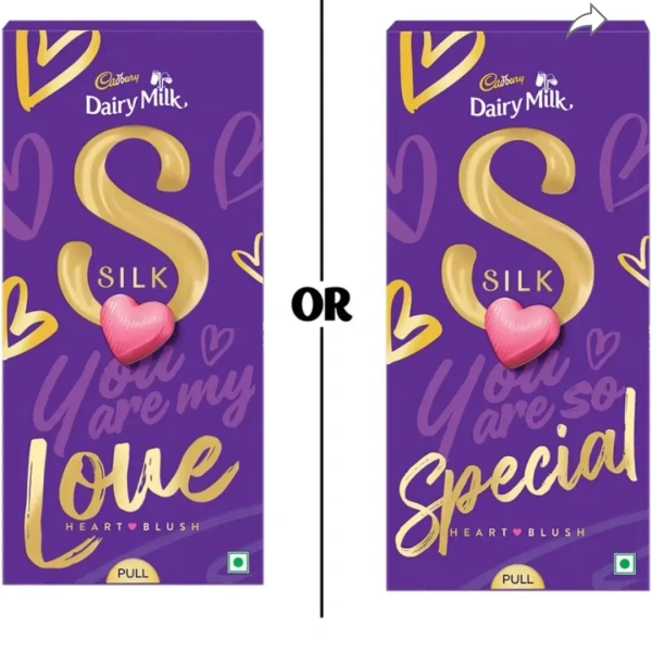 CADBURY Cadbury Silk Valentines Heart Blush Gift Pack Chocolate (250g)