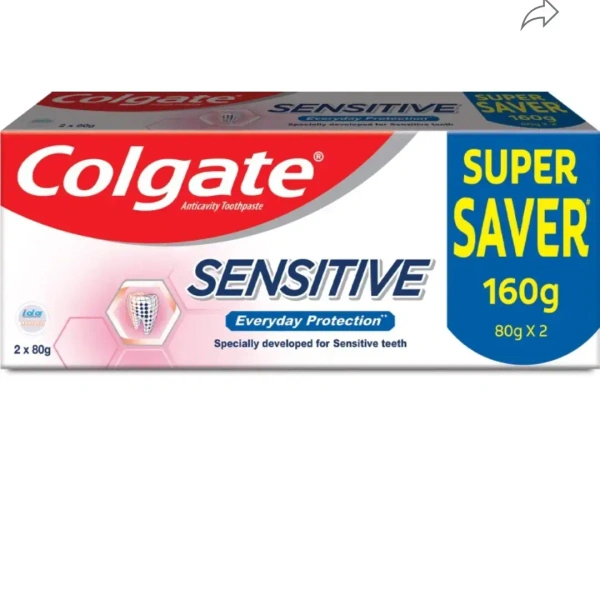 Colgate Sensitive Everyday Toothpaste 80g×2--(160g)
