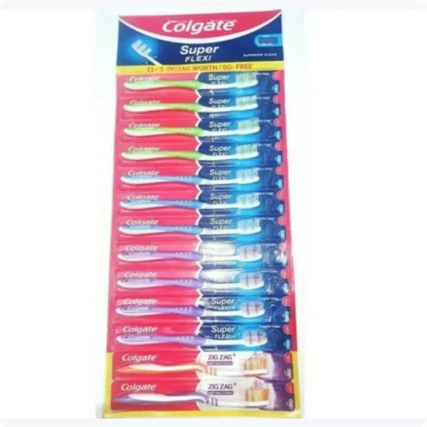 Colgate Super Flexi Toothbrush 11U+2 Free M