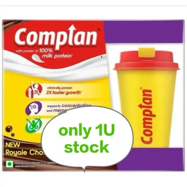 Complan New Royal Chocolate Health Drink 500g + Shaker Free