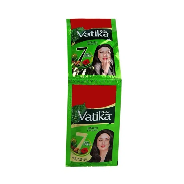 Dabur Vatika Smooth & Silky Hair Shampoo 16u ( 5 Ml Each)