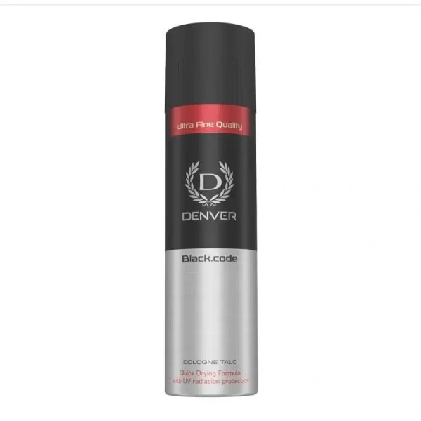 Denver Black Code Premium Body Talc -100g