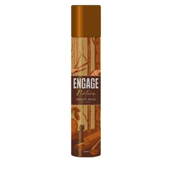 Engage Nature Deo Woody Musk Spray (150ml)