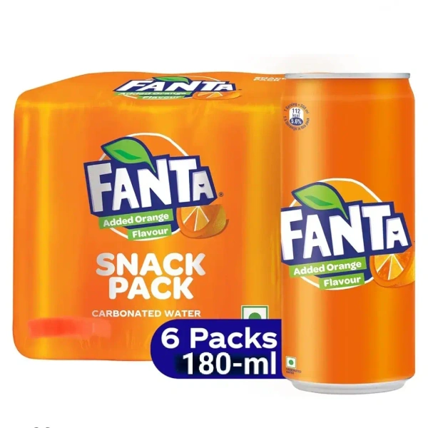 Fanta  Can -180 Ml (Pack Of 6u)