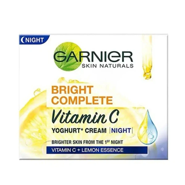 Garnier Skin Natural Vitamin C Night Cream For Dark Spots -40g