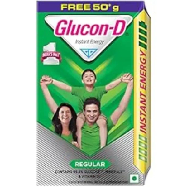 Glucon -D Regular Glucose Energy Drink (450g +50g Free)
