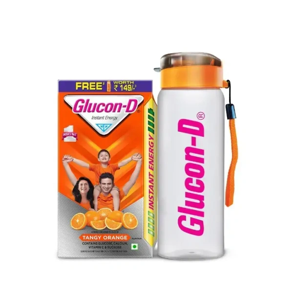 Glucon-D Tangy Orange Glucose Powder (1kg, Refill)| Tasty Orange