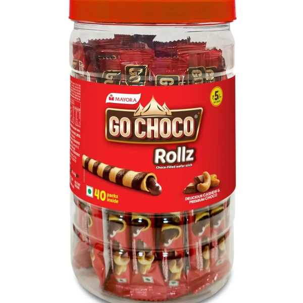 Lotte Go Choco Rolls 40U × 11g