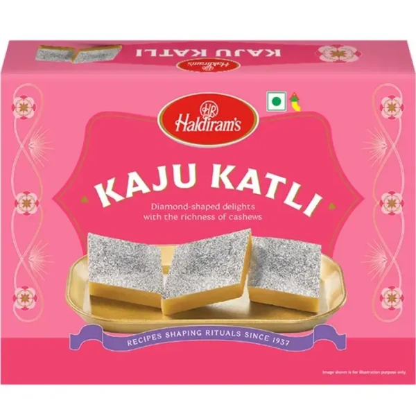 Haldiram's Kaju Burfi ( Kaju Katli ) (200g)