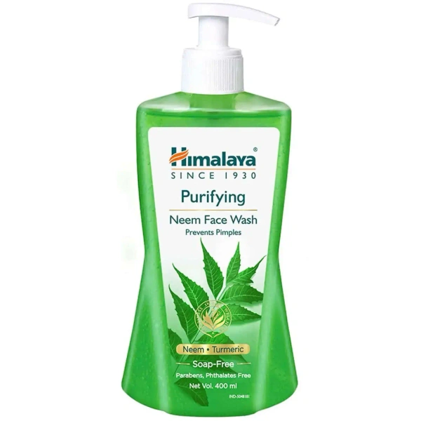 Himalaya Purifying Neem Face Wash With Neem & Turmeric -400ml Each