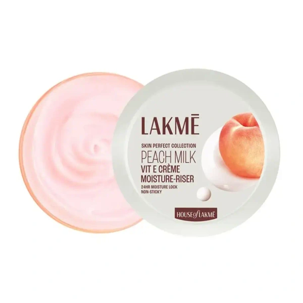 Lakme Peach Milk Vit E Cream Moiture Riser 25g