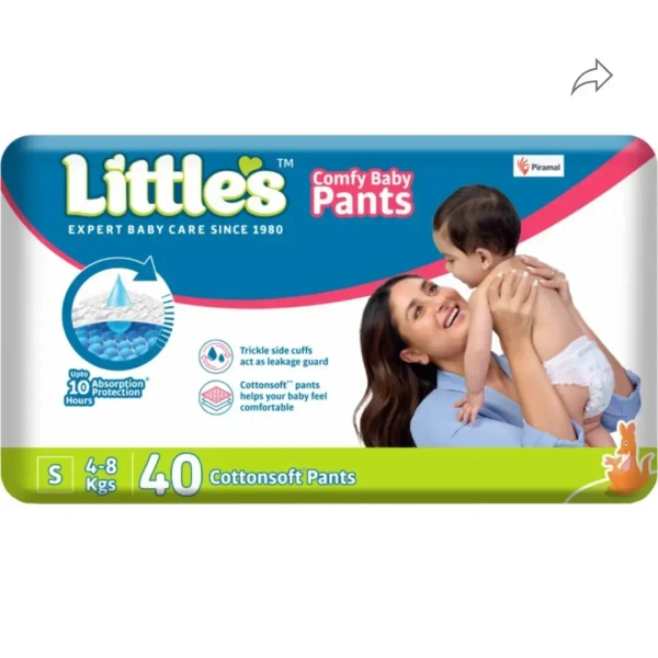 Little Comfy Baby Pants Standard.Small-40-count -S- size