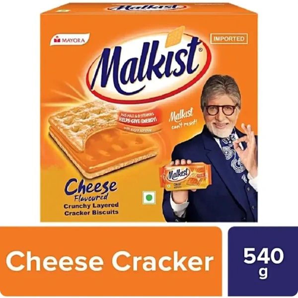 Malkist Cheese Crackers Biscuit 40u×15g
