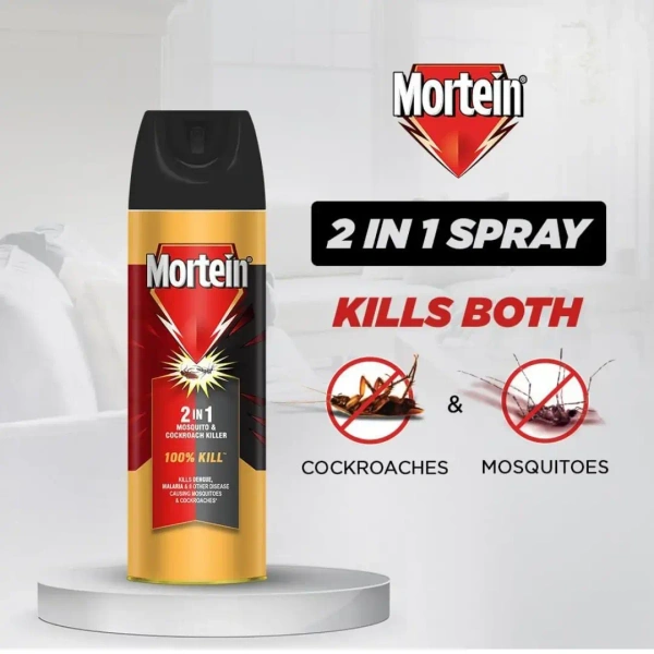 Mortein 200 ml - 2 in 1 Mosquito Killer & Cockroach Killer Spray