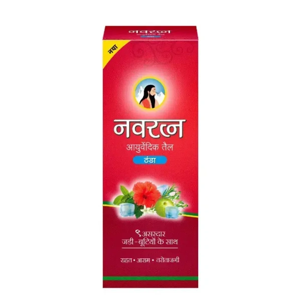 Navratna Cool Hair Oil Sachet-27ml