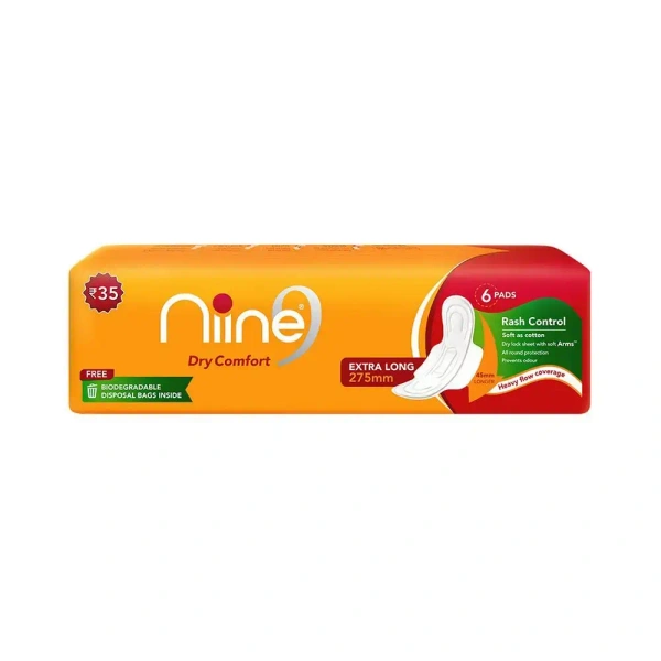 Niine pads Niine Dry Sanitary Pads 6u