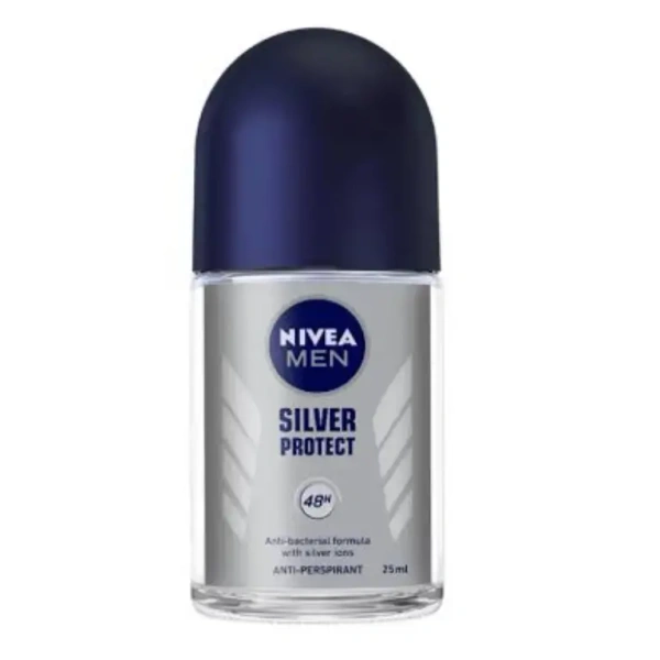 Nivea Men Deodorant Roll On Silver Protect -50 Ml