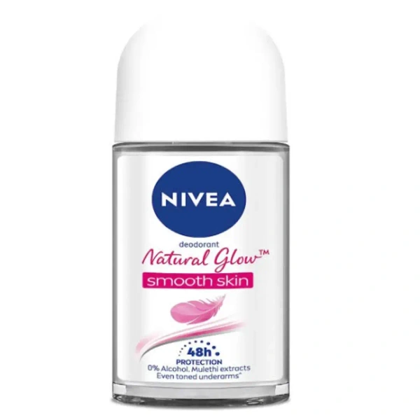 Nivea Natural Glow Smooth Skin Roll On Deodorant -50 Ml